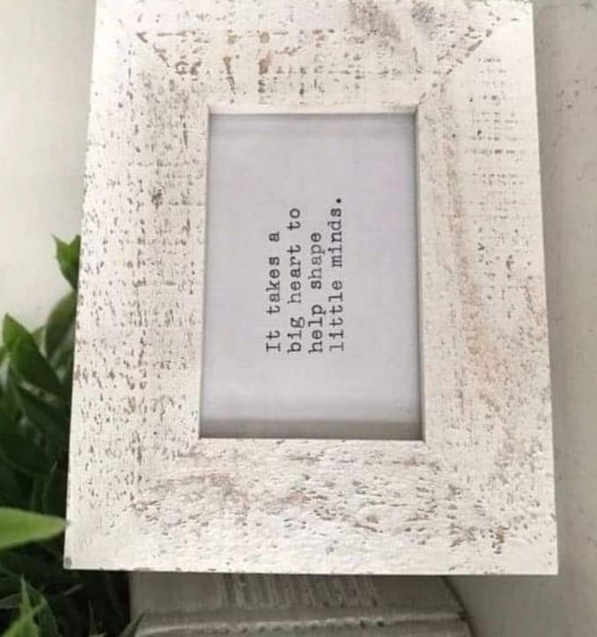 resin/ mop picture frame